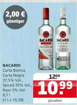 Getränke Quelle Bacardi carta blanca Angebot