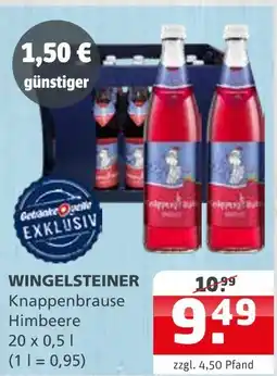 Getränke Quelle Wingelsteiner knappenbrause himbeere Angebot