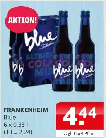 Getränke Quelle Frankenheim blue Angebot
