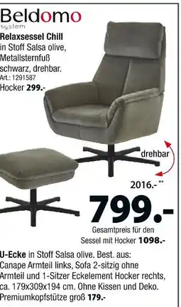 Zurbrüggen Beldomo relaxsessel chill Angebot