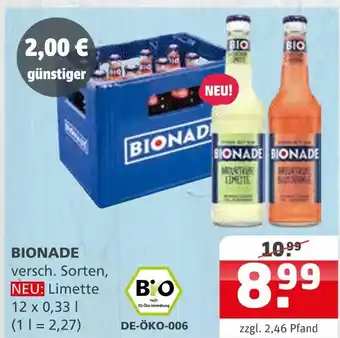 Getränke Quelle Bionade Angebot