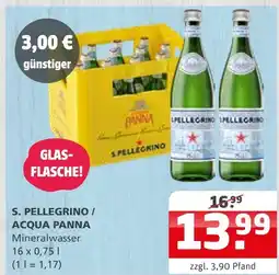 Getränke Quelle S. pellegrino Angebot