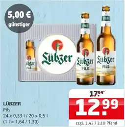 Getränke Quelle Lübzer pils Angebot