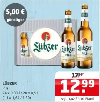 Getränke Quelle Lübzer pils Angebot