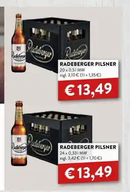 Getränke Quelle Radeberger pilsner Angebot