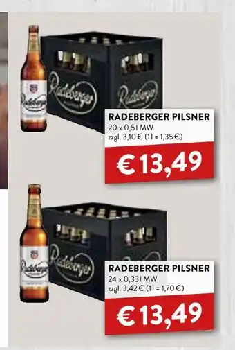 Getränke Quelle Radeberger pilsner Angebot