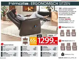 Zurbrüggen Himolla relaxsessel in leder 18 schoko Angebot