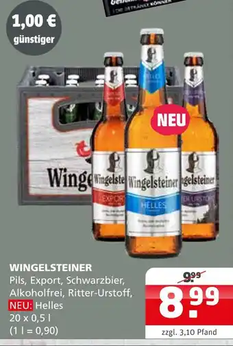 Getränke Quelle Wingelsteiner pils Angebot