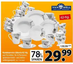 Zurbrüggen Van well kombiservice alberta 62-tlg Angebot