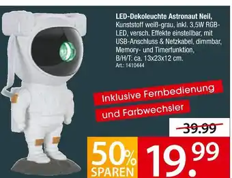 Zurbrüggen Led-dekoleuchte astronaut neil Angebot
