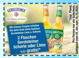 Getränke City Gerolsteiner schorle Angebot