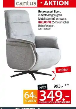 Zurbrüggen Cantus relaxsessel egon Angebot