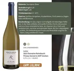 E-Center 2023 domaine raimbault-pineau sancerre aop trocken Angebot