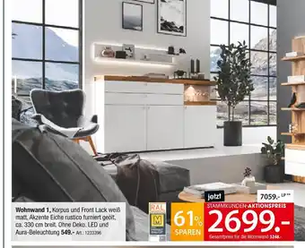 Zurbrüggen Wohnwand 1 Angebot