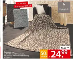 Zurbrüggen Biederlack wohndecke leo Angebot