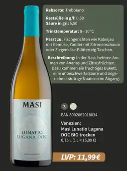 E-Center Masi lunatio lugana doc bio trocken Angebot