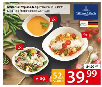 Zurbrüggen Villeroy & boch starter-set vapiano Angebot