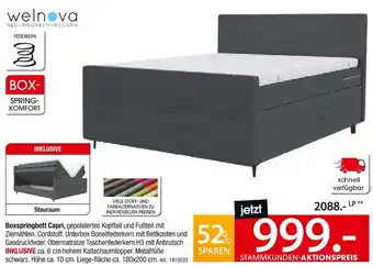Zurbrüggen Welnova boxspringbett capri Angebot