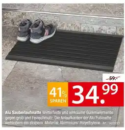 Zurbrüggen Alu sauberlaufmatte Angebot