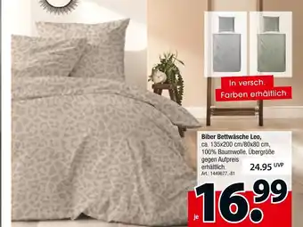 Zurbrüggen Biber bettwäsche leo Angebot
