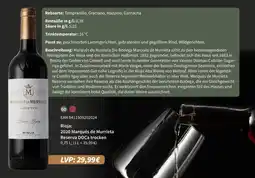 E-Center Rioja: 2020 marqués de murrieta reserva doca trocken Angebot