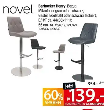 Zurbrüggen Novel barhocker henry Angebot