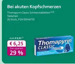 Mea Thomapyrin classic schmerztabletten Angebot
