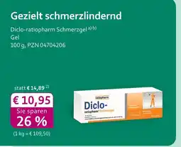 Mea Ratiopharm diclo-ratiopharm schmerzgel Angebot