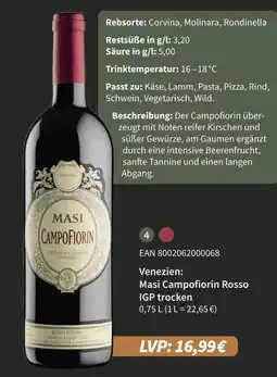 E-Center Masi campofiorin rosso igp trocken Angebot