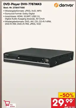 Netto Marken-Discount Denver dvd-player dvh-7787mk3 Angebot