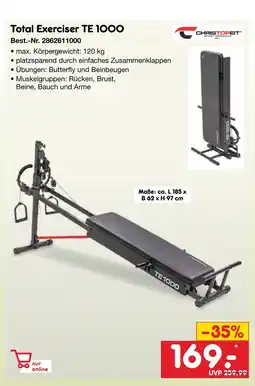 Netto Marken-Discount Christopeit sport germany total exerciser te 1000 Angebot