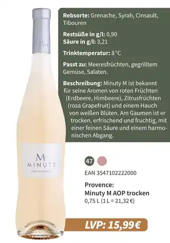 E-Center Minuty m aop trocken Angebot