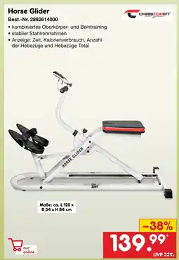 Netto Marken-Discount Christopeit sport germany horse glider Angebot