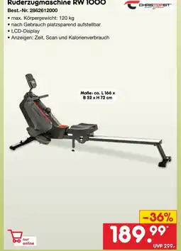 Netto Marken-Discount Christopeit ruderzugmaschine rw 1000 Angebot