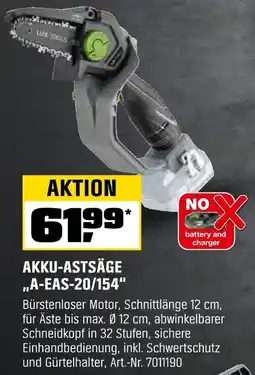 OBI Akku-astsäge a-eas-20/154 Angebot