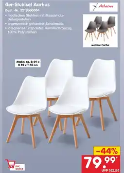 Netto Marken-Discount Albatros 4er-stuhlset aarhus Angebot