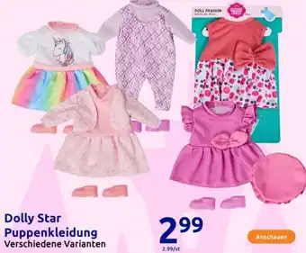 Action Dolly Star Puppenkleidung Angebot
