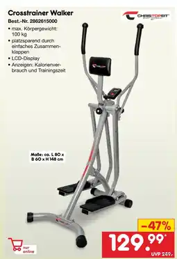 Netto Marken-Discount Christopeit sport germany crosstrainer walker Angebot