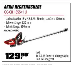 OBI Akku-heckenschere gc-ch 1855/1 li Angebot