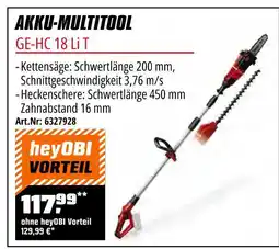 OBI Einhell akku-multitool ge-hc 18 li t Angebot