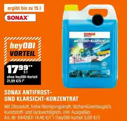 OBI Sonax antifrost- und klarsicht-konzentrat Angebot