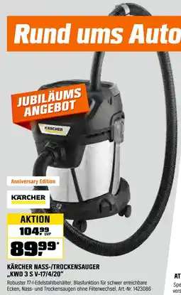OBI Kärcher kärcher nass-/trockensauger „kwd 3 s v-17/4/20“ Angebot