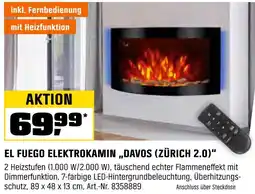 OBI El fuego elektrokamin davos (zürich 2.0) Angebot