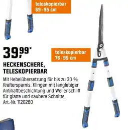 OBI Lux-tools heckenschere, teleskopierbar Angebot