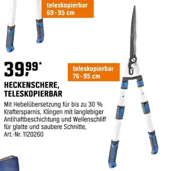 OBI Lux-tools heckenschere, teleskopierbar Angebot