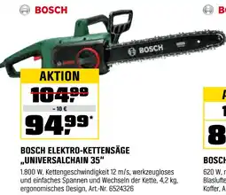 OBI Bosch elektro-kettensäge „universalchain 35“ Angebot
