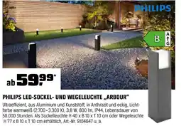 OBI Philips led-sockel- und wegeleuchte 'arbour' Angebot