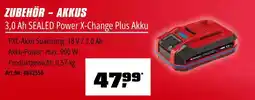 OBI 3,0 ah sealed power x-change plus akku Angebot