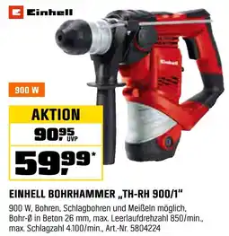 OBI Einhell einhell bohrhammer „th-rh 900/1“ Angebot