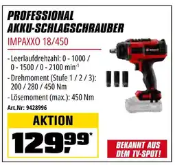 OBI Professional akku-schlagschrauber impaxxo 18/450 Angebot